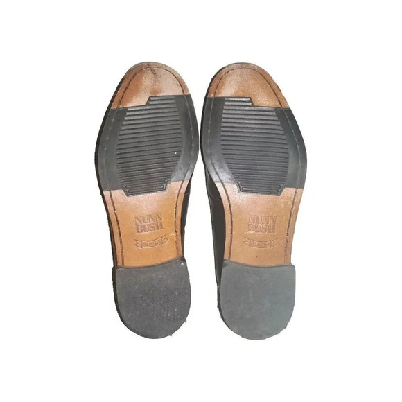 Nunn Bush Dress Shoes Men's Size 11 Black Flex Leather Closed Toe Pull On - Picture 6 of 7